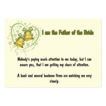 Father of the Bride Business Card