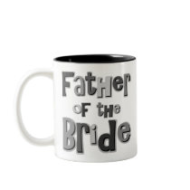 Father of the Bride Grey Coffee Mug