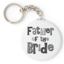 Father of the Bride Grey Keychain