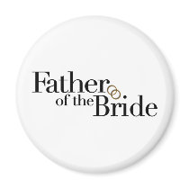 Father Of The Bride Fridge Magnets
