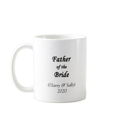 Father of the Bride T Shirt Mug by kahmier