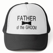 Father Of The Groom Bowtie Mesh Hat
