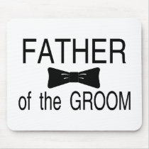 Father Of The Groom Bowtie Mouse Pad