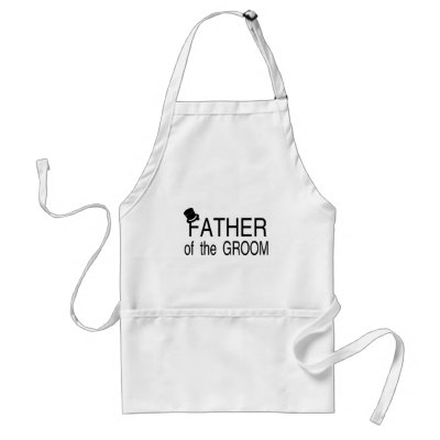 Father Of The Groom Top Hat Apron by TeeZazzle