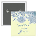 Father of the Groom Victorian Wedding Button