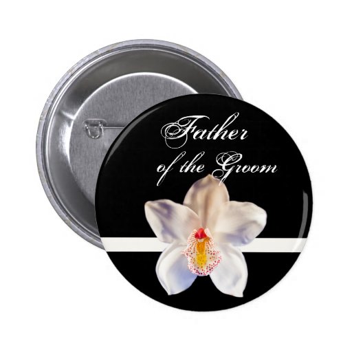 Father Of The Groom Wedding ID Badge Pins