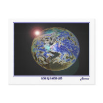 Father Sky kissing Mother Earth Postcard