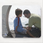 FATHER SON REFLECTION MOUSE PADS