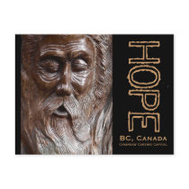 Father Time Old Man's Face Wood Carving