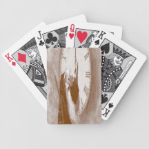 Father time playing cards