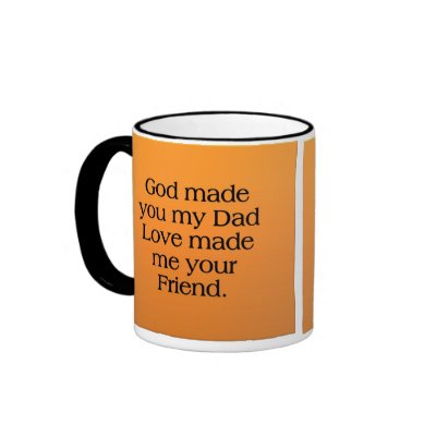 Father who is also a Friend Coffee Mug by inspiredbygenius