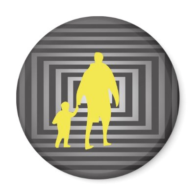 Father With Son Refrigerator Magnet by greenapple63