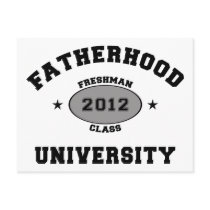 Fatherhood 2012 University Freshman Post Cards