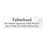 Fatherhood Bumper Stickers