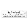 Fatherhood Bumper Stickers