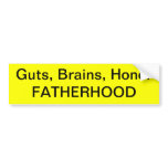 FATHERHOOD Bumper Sticker