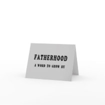 Fatherhood