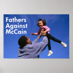 Fathers Against McCain Poster posters