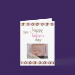Father's Day 1st Photo Card cards
