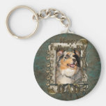 Fathers Day - Australian Shepherd - Dustine Key Chains