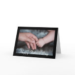 Fathers Day Baby Holding Daddys Hand Greeting Card