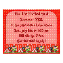 Father's Day  BarBQ invitation Family reunion