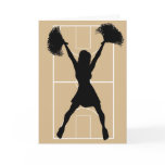 Father's Day Basketball Cheerleader Card