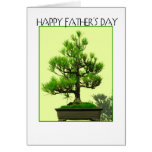 Father's day bonsai card