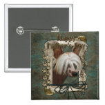Fathers Day - Chinese Crested - Jasper Buttons