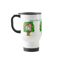 Fathers Day Customizable Photo Travel Mug Template