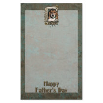 Fathers Day DAD - Stone Paws - Beagle Puppy