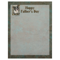 Fathers Day DAD - Stone Paws - Boston Terrier