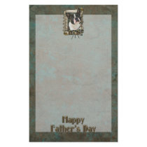 Fathers Day DAD - Stone Paws - Boston Terrier