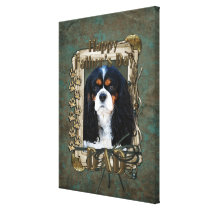 Fathers Day DAD- Stone Paws - Cavalier - Tri Colou