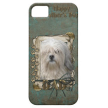 Fathers Day DAD - Stone Paws - Lowchen