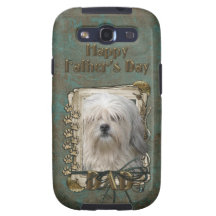 Fathers Day DAD - Stone Paws - Lowchen
