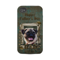 Fathers Day DAD - Stone Paws - Pug