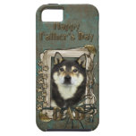 Fathers Day DAD - Stone Paws - Shiba Inu - Yasha