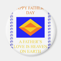FATHERS DAY DESIGN MAGNET