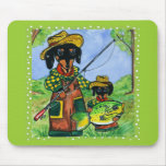 Fathers Day Doxies Mouse Mat