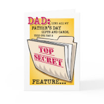 Father's Day "Feature" Greeting Card