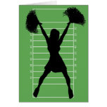 Father's Day Football Cheerleader Card