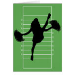 Father's Day Football Cheerleader Card
