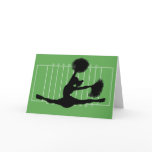 Father's Day Football Cheerleader Card