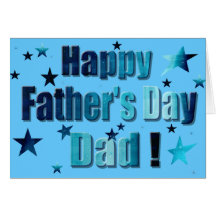 Father's Day Galaxy of Stars Greeting Cards