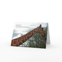 Father's Day Giraffe Card