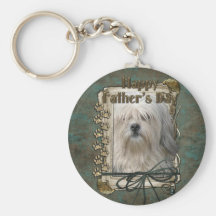 Fathers Day - Lowchen Key Chain