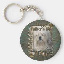 Fathers Day - Lowchen Keychain