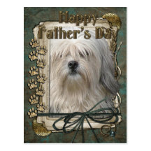 Fathers Day - Lowchen Postcards