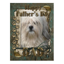 Fathers Day - Lowchen Postcards